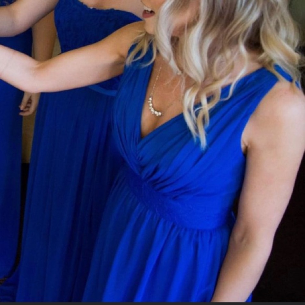 David’s Bridal Dress In Horizon Blue View 4
